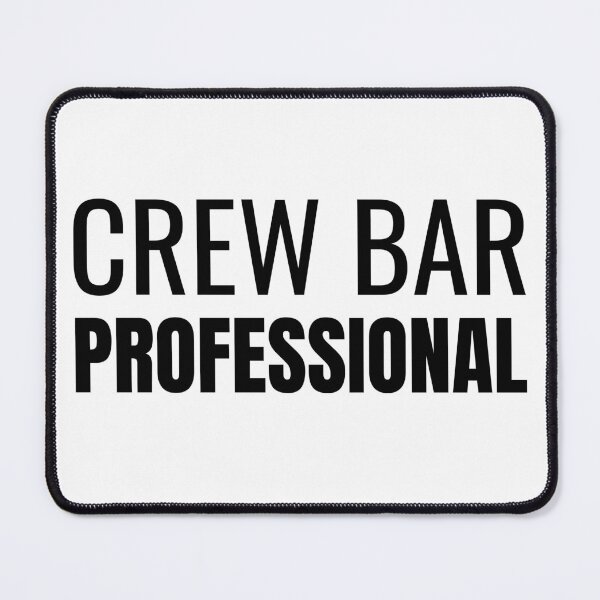 Item preview, Crew Bar Professional (Black) designed and sold by ShipCrewNation.