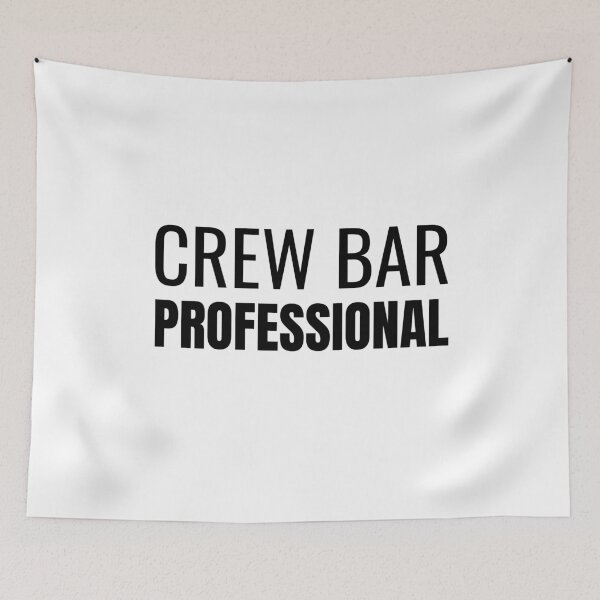 Item preview, Crew Bar Professional (Black) designed and sold by ShipCrewNation.