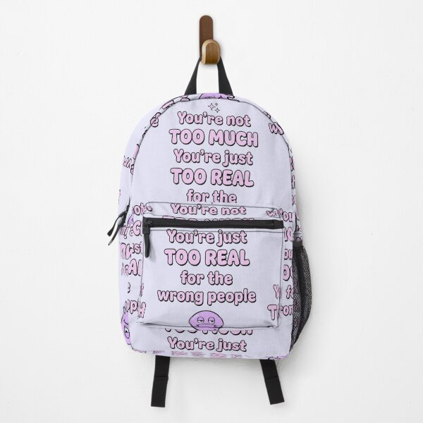 Item preview, You're Not Too Much - Pastel Y2K Mental Health Quote  designed and sold by Tokraz-art.