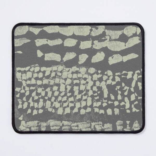 Item preview, Three Grains Textured Monoprint - Slate + Tea designed and sold by Irene Estelle.