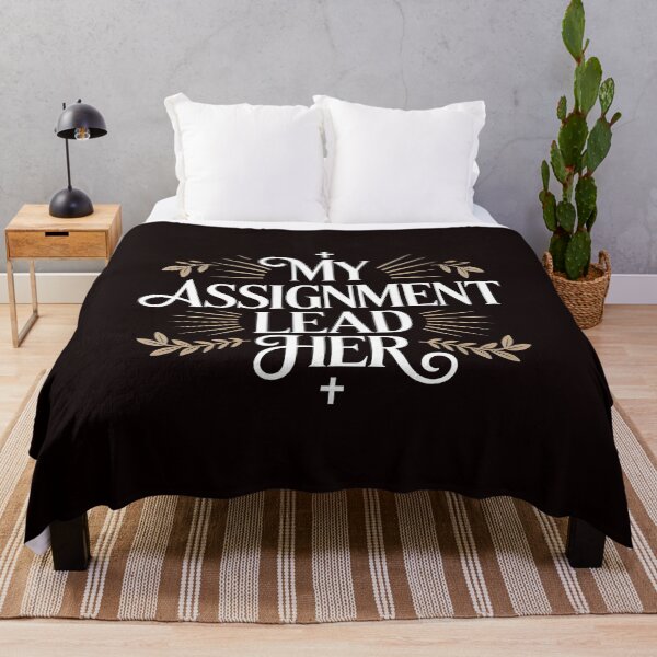 Item preview, My Assignment Lead Her – Christian Faith Religious Bible Quote designed and sold by Redgiant87x.
