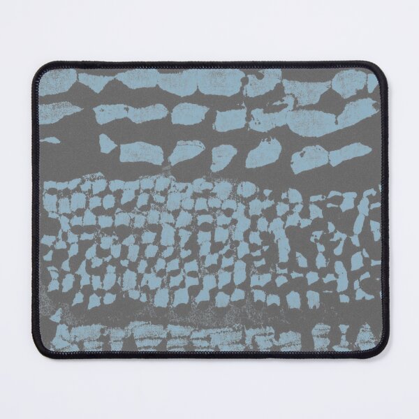 Item preview, Three Grains Textured Monoprint - Slate + Sky designed and sold by Irene Estelle.