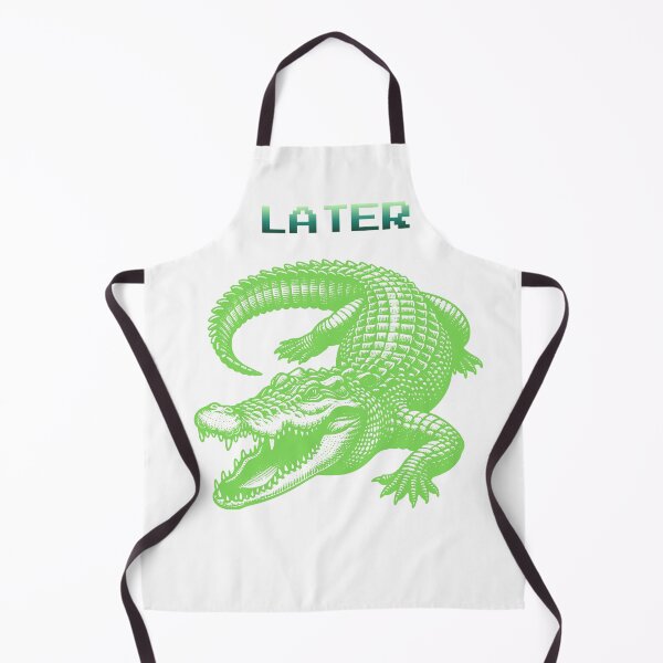 Item preview, Later Alligator - Funny Retro Pun designed and sold by ArtistMadrid.