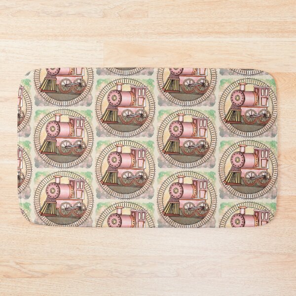 Item preview, Pink Railroad Train designed and sold by artmuvz.