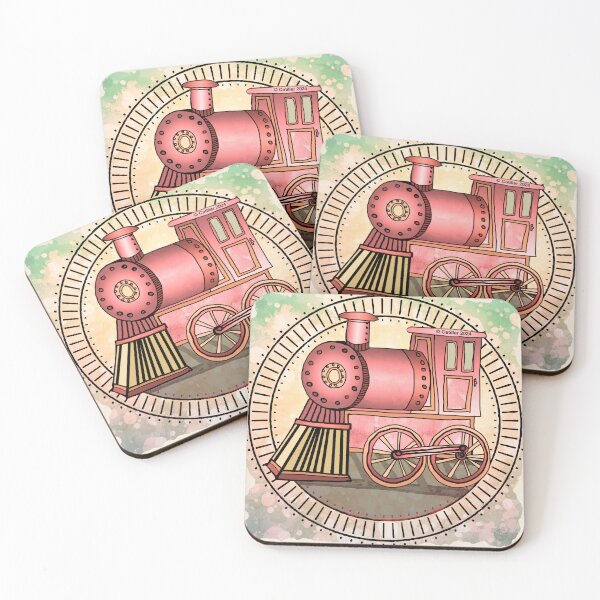 Item preview, Red Railroad Train designed and sold by artmuvz.