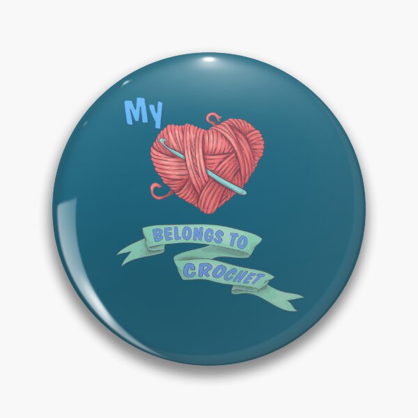 Item preview, My Heart Belongs To Crochet designed and sold by Rob's Graphics.