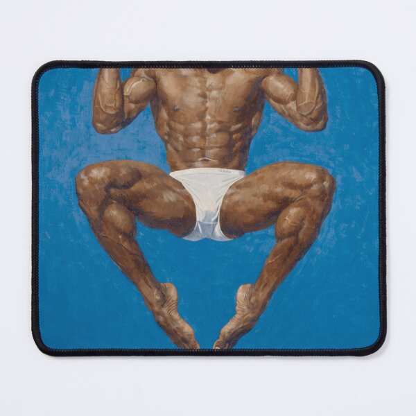 Item preview, Male Athlete on Gymnastic Rings designed and sold by gayishdesign.
