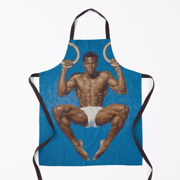 Item preview, Male Athlete on Gymnastic Rings designed and sold by gayishdesign.