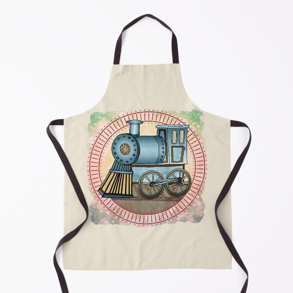 Item preview, Blue Railroad Train designed and sold by artmuvz.