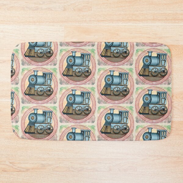 Item preview, Blue Railroad Train designed and sold by artmuvz.