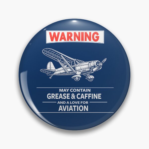 Item preview, WARNING: Aviation Humor – Pilot Life, Vintage Airplane Art & Funny Flying Vibes designed and sold by VoglR.