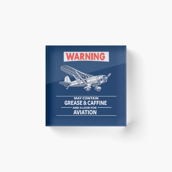 Item preview, WARNING: Aviation Humor – Pilot Life, Vintage Airplane Art & Funny Flying Vibes designed and sold by VoglR.