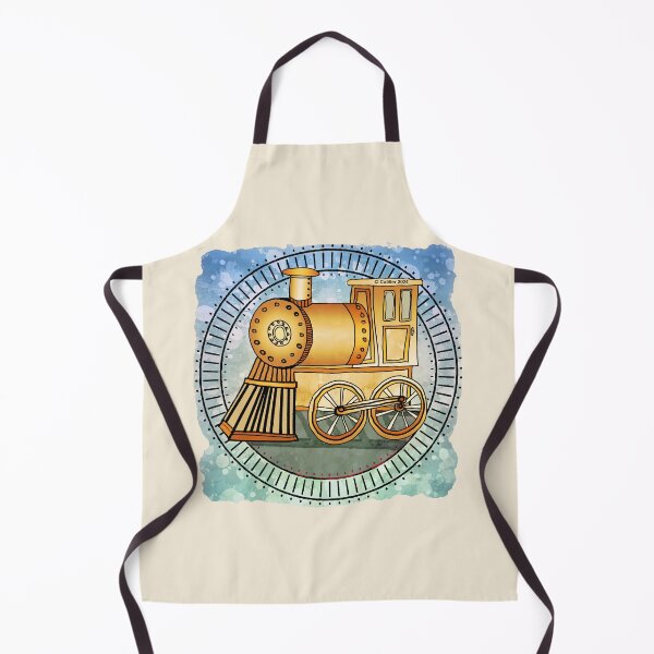Item preview, Yellow Railroad Train designed and sold by artmuvz.