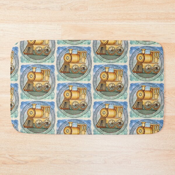 Item preview, Yellow Railroad Train designed and sold by artmuvz.