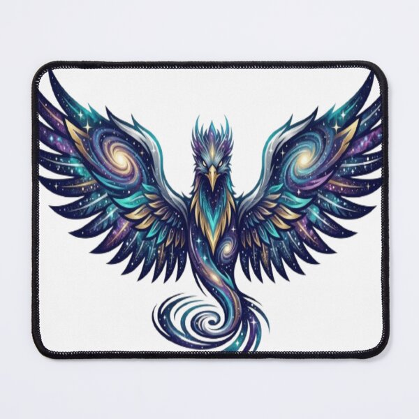 Item preview, Cosmic Galaxy Phoenix - Majestic Space Nebula Griffin Illustration designed and sold by zuynie.