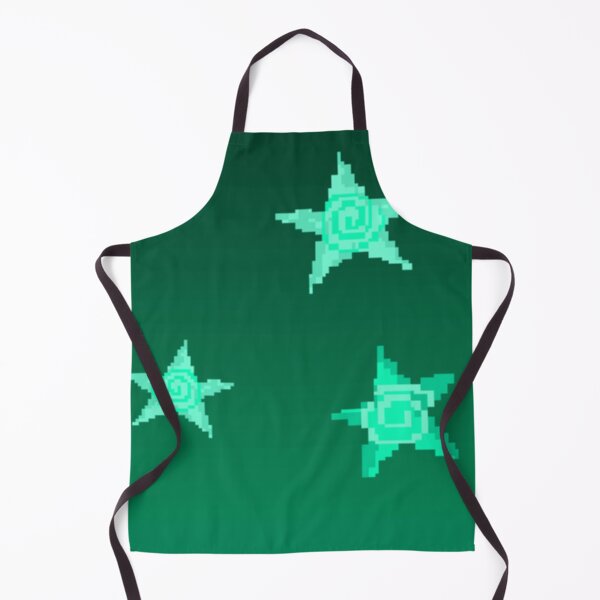 Item preview, Green background print with stars. Pixel art. designed and sold by YaroshMaria.