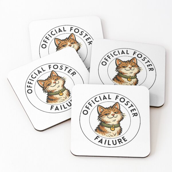 Item preview, Official Foster Failure Cat Badge designed and sold by TheCrookedFern.