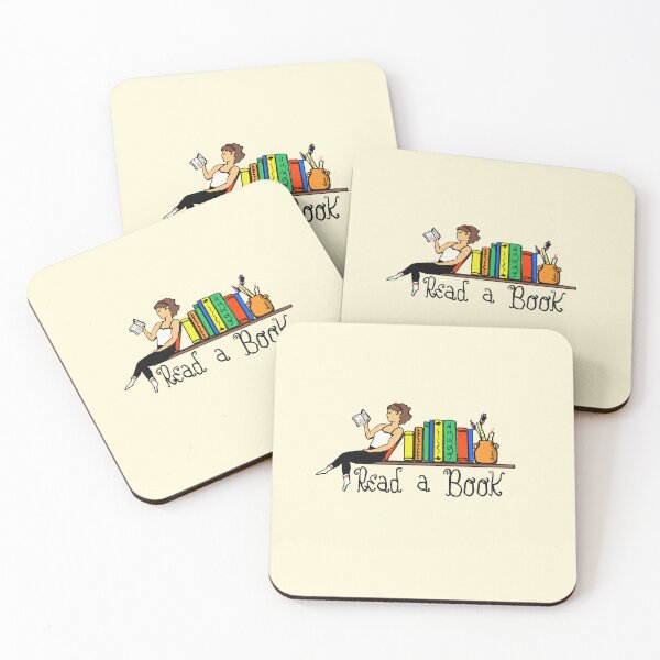 Item preview, Read a Book Lady on a Shelf designed and sold by cozypersimmon.