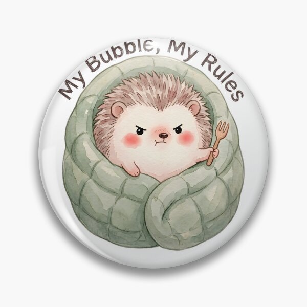 Item preview, Grumpy Hedgehog designed and sold by auxincaftan0o.