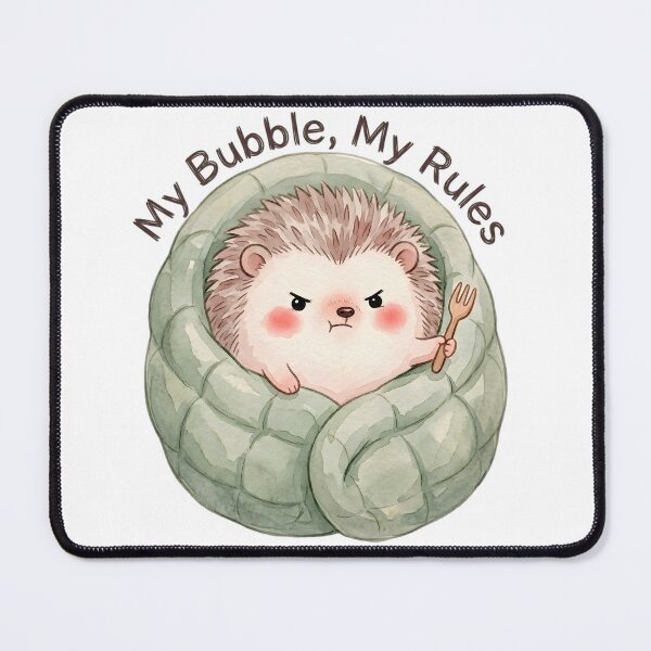 Item preview, Grumpy Hedgehog designed and sold by auxincaftan0o.