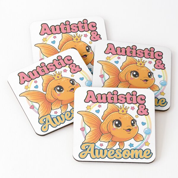 Item preview, Autistic & Awesome Goldfish – Kids Neurodiversity Design, Inclusive Classroom & Sensory Space Decor designed and sold by MindScience4You.