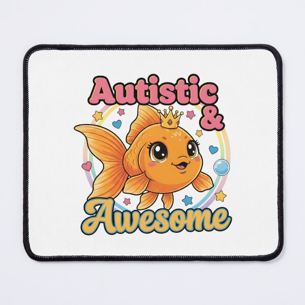 Item preview, Autistic & Awesome Goldfish – Kids Neurodiversity Design, Inclusive Classroom & Sensory Space Decor designed and sold by MindScience4You.
