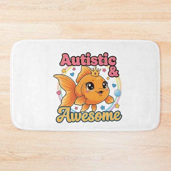 Item preview, Autistic & Awesome Goldfish – Kids Neurodiversity Design, Inclusive Classroom & Sensory Space Decor designed and sold by MindScience4You.