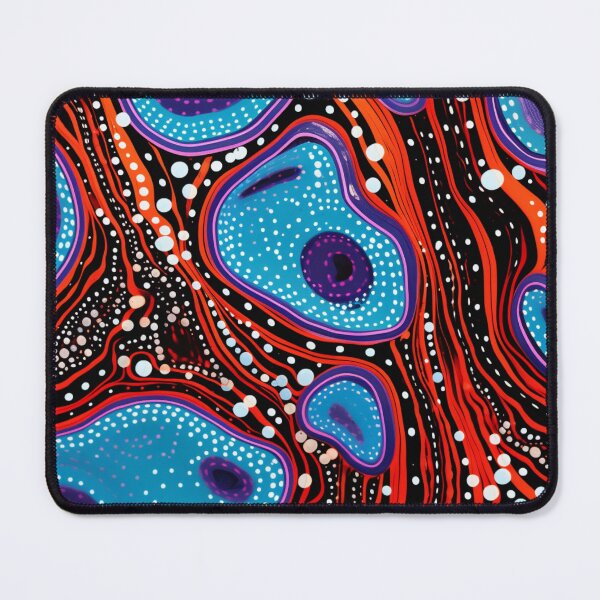 Item preview, Aboriginal Inspired Dot Art - Water Hubs and Lava Streams designed and sold by GrinGalore.