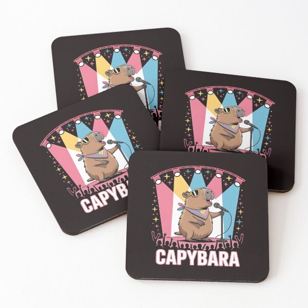 Item preview, Capybara Concert Tour – Cute Capybaras Funny Meme Design designed and sold by Redgiant87x.