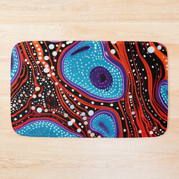 Item preview, Aboriginal Inspired Dot Art - Water Hubs and Lava Streams designed and sold by GrinGalore.