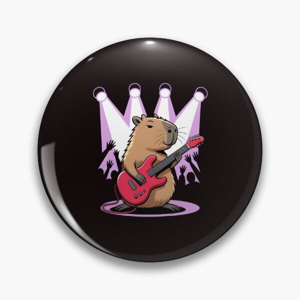 Item preview, Capybara Concert Tour – Cute Capybaras Funny Meme Design designed and sold by Redgiant87x.