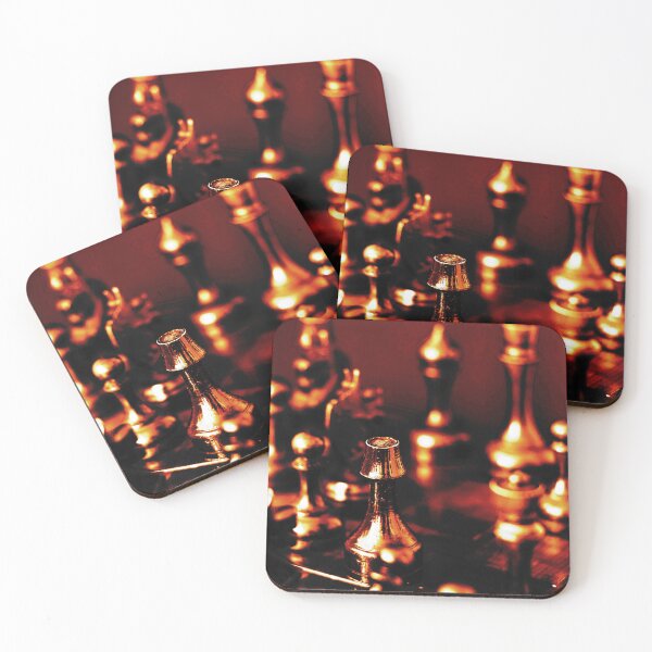 Item preview, Chess pieces on a board, close-up. Selective focus. designed and sold by IgorKovalenko.