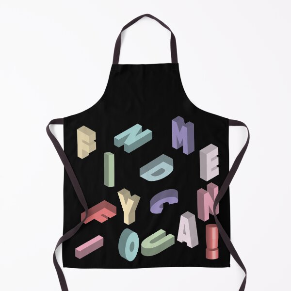 Item preview, Find Me If You Can Scattered Letter Typography Shirt designed and sold by DrTol.
