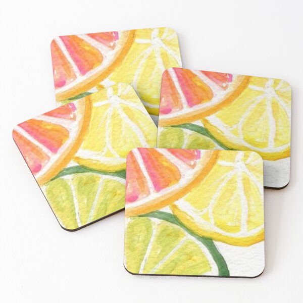 Item preview, Pink, yellow, green lemon slices with a summer look designed and sold by InBetweenStudio.