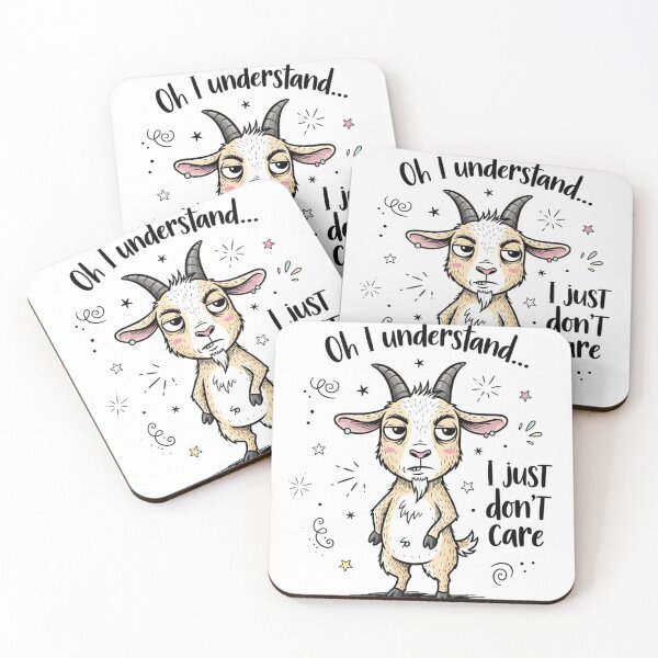 Item preview, Oh I Understand Funny Sarcastic Goat Tee designed and sold by CoolTShirtDesign.