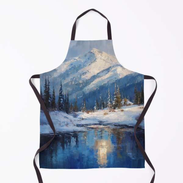 Item preview, Whispering Snow Peaks Mirror Serenity designed and sold by Venon28.