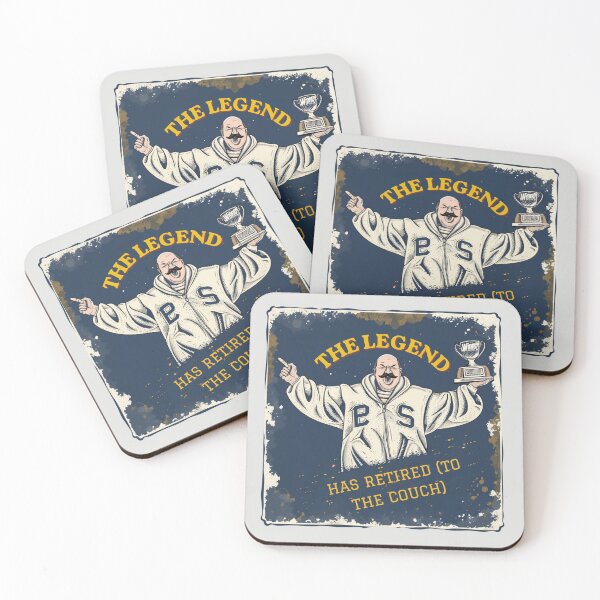Item preview, The Legend Has Retired To The Couch Funny Vintage Sport Dad designed and sold by BoxofMoments.