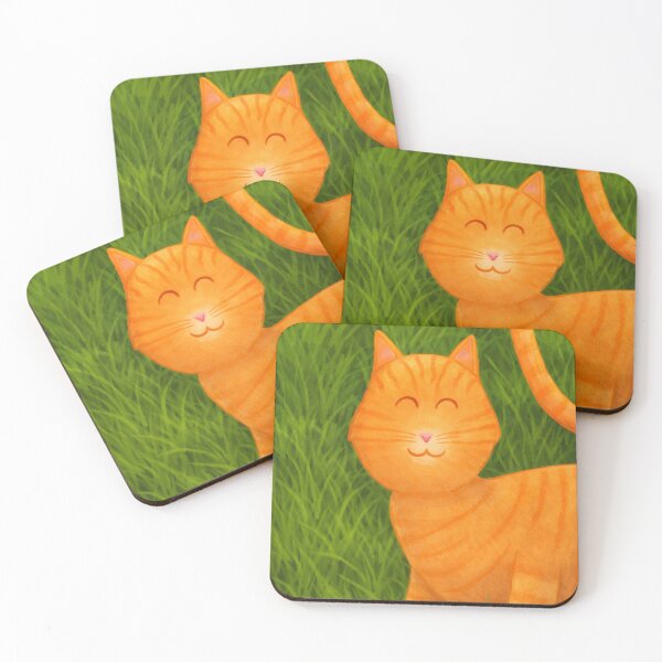Item preview, Orange Cat in Grass designed and sold by AddieLynnS.