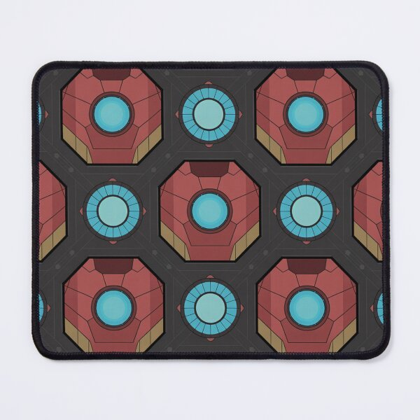 Item preview, Helmet Octagon Seamless Pattern - Arc Reactor Hero Repeat designed and sold by Midnight Veil Designs.