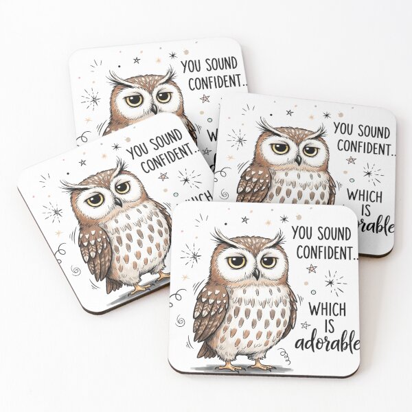 Item preview, You Sound Confident Funny Owl Tee designed and sold by CoolTShirtDesign.