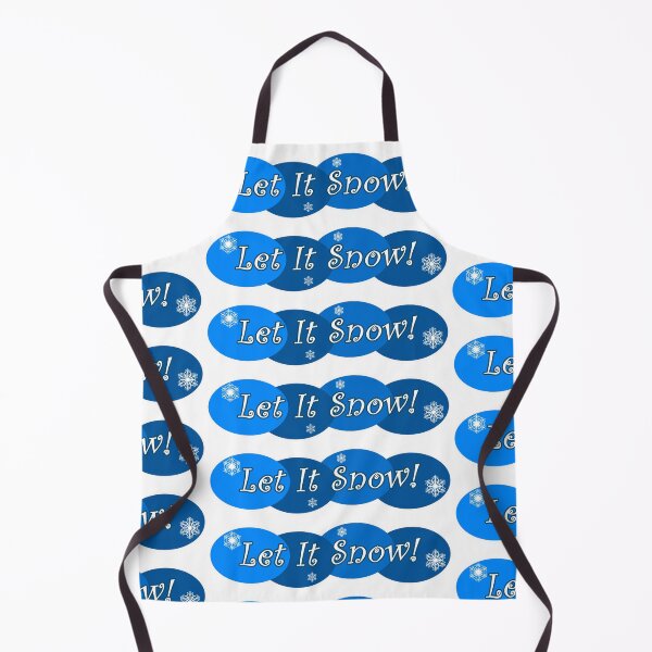 Item preview, Let It Snow Blue designed and sold by Normbot2000.