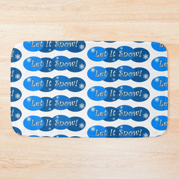 Item preview, Let It Snow Blue designed and sold by Normbot2000.