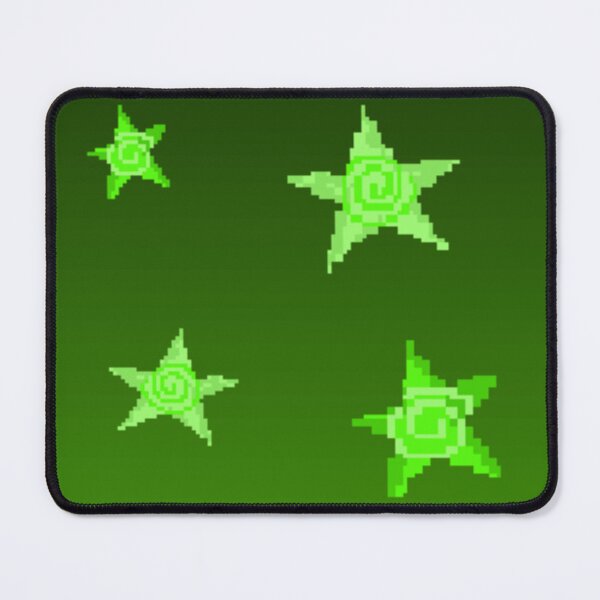 Item preview, Salad green background print with stars. Pixel art. designed and sold by YaroshMaria.