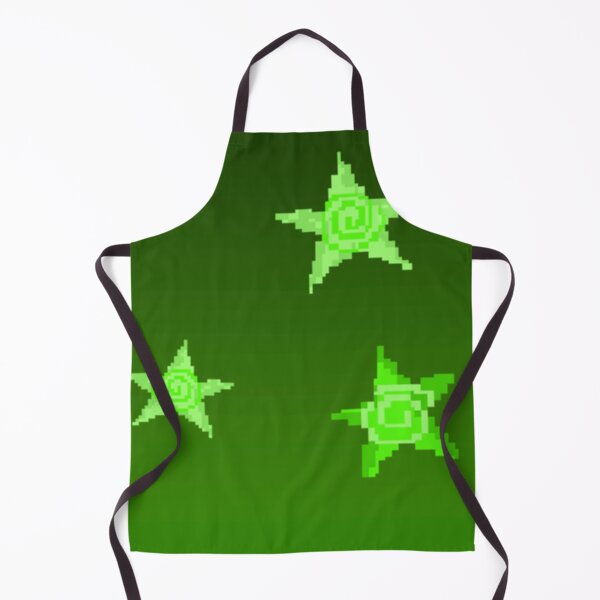 Item preview, Salad green background print with stars. Pixel art. designed and sold by YaroshMaria.