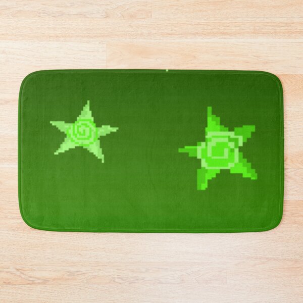 Item preview, Salad green background print with stars. Pixel art. designed and sold by YaroshMaria.