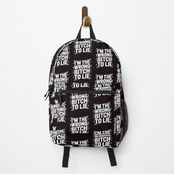 Item preview, I'm The Wrong Bitch To Lie – Because I Investigate Sarcastic Saying designed and sold by Redgiant87x.