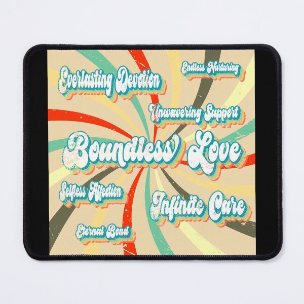Item preview, Boundless Love Vintage Mom Typography designed and sold by DrTol.