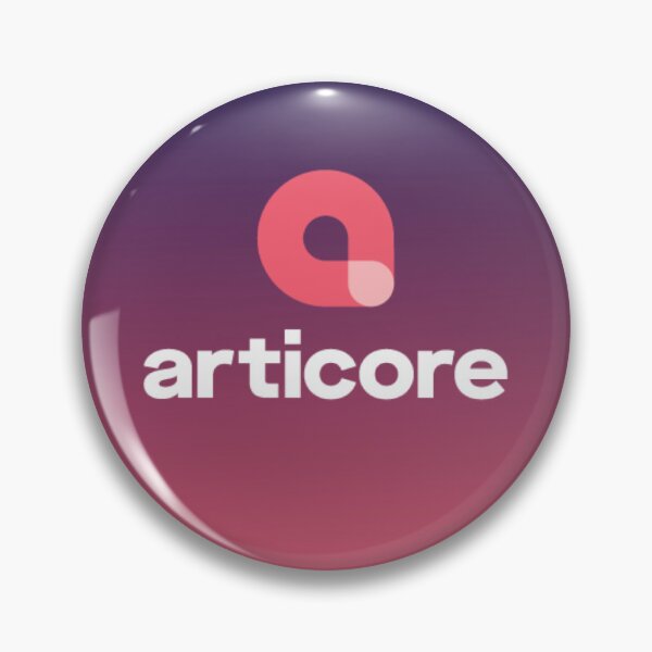 Item preview, Articore Pin - Gradient designed and sold by Redbubble Merch Store.
