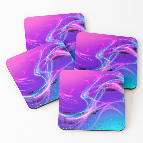 Item preview, Neon Electric Flow Abstract designed and sold by Kate1art.