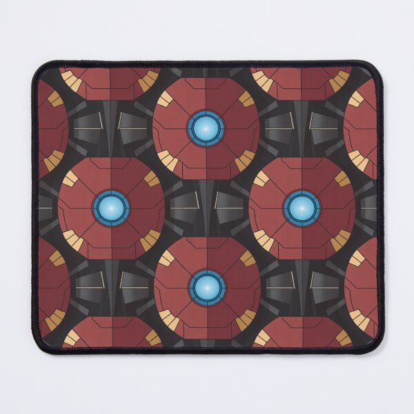 Item preview, Arc Reactor Seamless Pattern - Hero Helmet Repeat Design designed and sold by Midnight Veil Designs.
